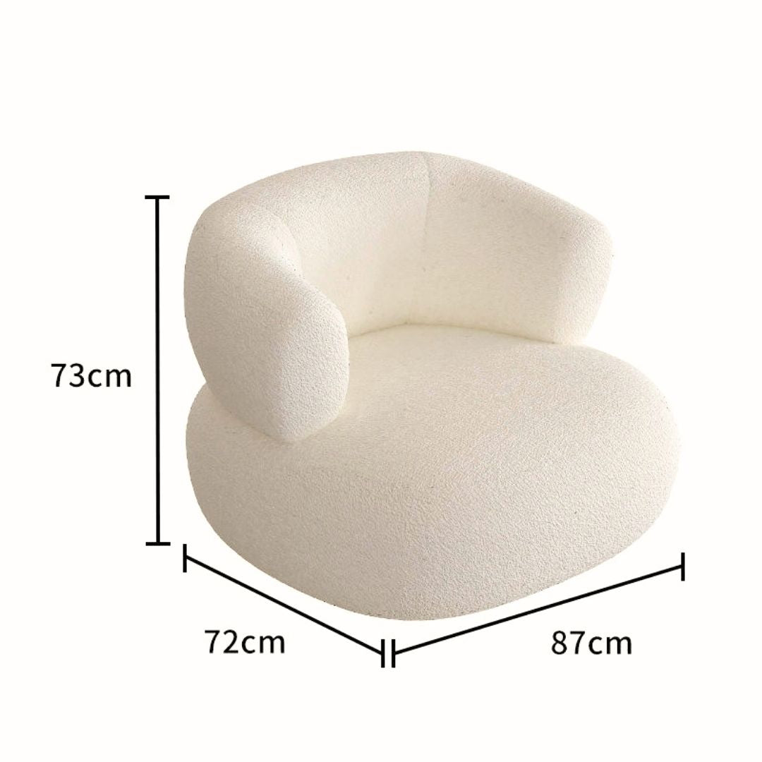 Luna – Organisk designsoffa med matchande fåtölj