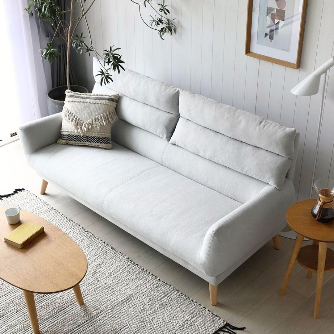 Wilma - Komfortabel soffa med hög rygg
